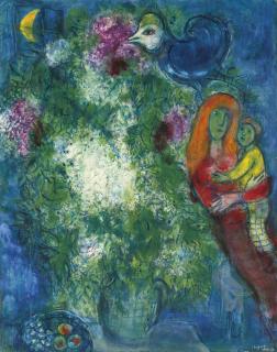 Marc Chagall - La Mère Et L\'Enfant