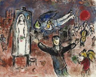 Marc Chagall - La petite mariée