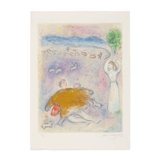 Marc Chagall - La Ruse de Dorcon, from Daphnis et Chloé