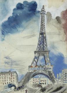 Marc Chagall - La Tour Eiffel