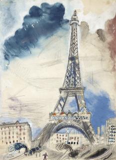 Marc Chagall - La Tour Eiffel