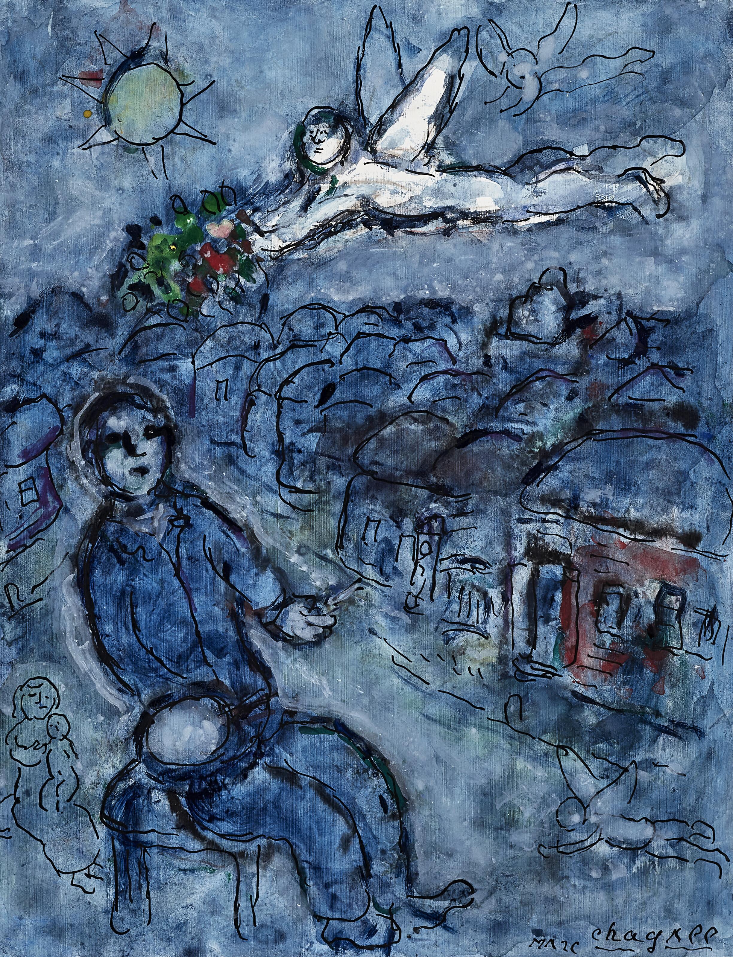 Marc Chagall - L\'ange blanc
