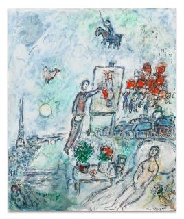 Marc Chagall - L\'Apparition De Don Quichotte Au Peintre
