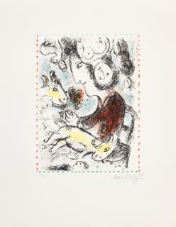 Marc Chagall - L\'Artiste a la Chèvre