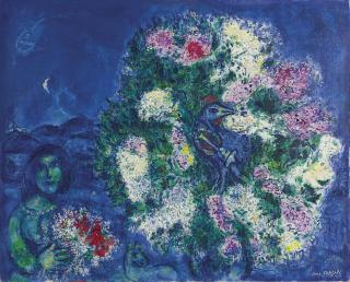 Marc Chagall - Le bouquet de lilas