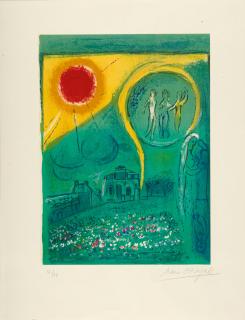 Marc Chagall - Le carrousel du Louvre.