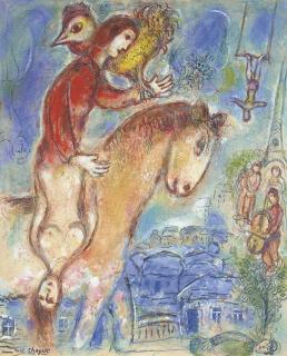 Marc Chagall - Le cavalier amoureux