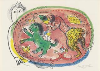 Marc Chagall - Le Cercle Rouge
