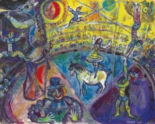 Marc Chagall - Le cheval de cirque