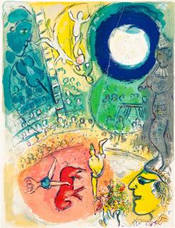 Marc Chagall - Le Cirque: One Plate (M. 501; C. BKS 68)