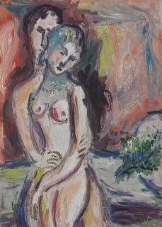 Marc Chagall - Le Couple Nu