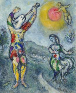 Marc Chagall - Le Flûtiste