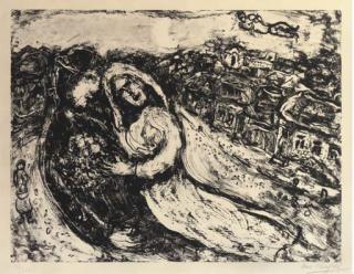 Marc Chagall - Le mariage (Mourlot 432)