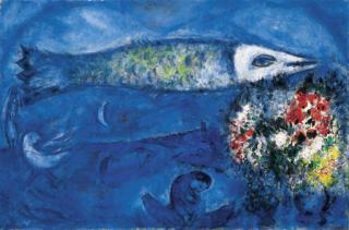 Marc Chagall - Le poisson volant