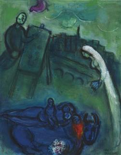 Marc Chagall - Le Pont Neuf