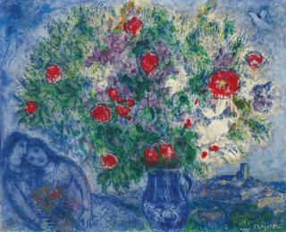 Marc Chagall - Le Vase Bleu
