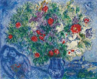 Marc Chagall - Le Vase Bleu