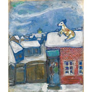 Marc Chagall - Le Village En Hiver