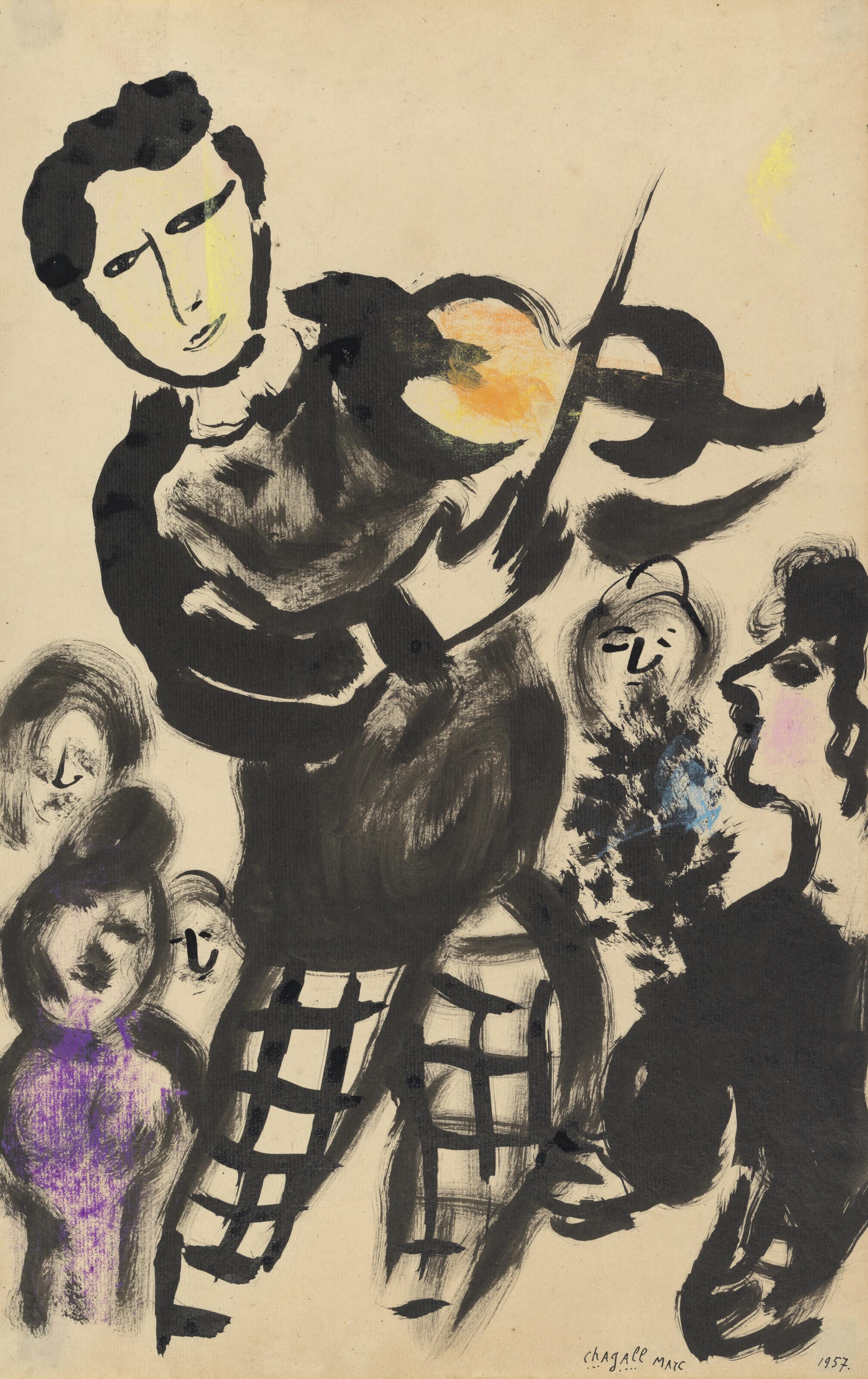 Marc Chagall - Le Violoneux