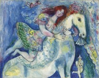 Marc Chagall - L\'écuyère, or Danseuse au cirque