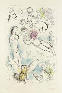 Marc Chagall - L\'Envolée magique (M. 980)