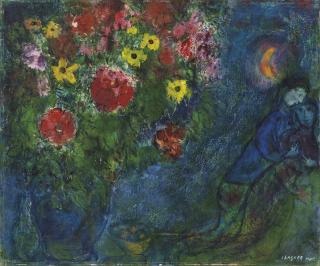 Marc Chagall - Les amoureux