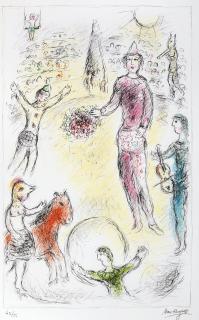 Marc Chagall - Les Clowns Musiciens (M. 978)
