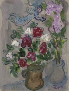 Marc Chagall - Les Deux Bouquets