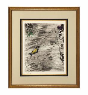 Marc Chagall - Les Fables de la Fontaine: one plate (see Cramer books 22)