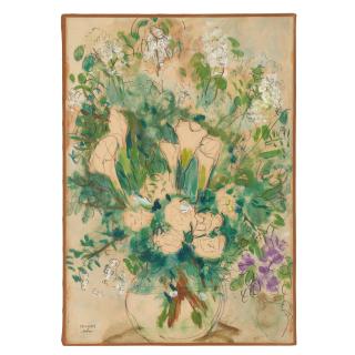 Marc Chagall - Les lys blancs