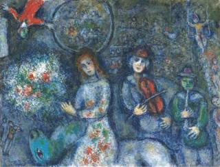 Marc Chagall - Les Musiciens