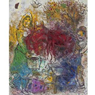 Marc Chagall - Les Paysans, Paris