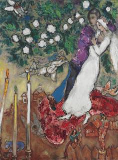 Marc Chagall - Les trois cierges