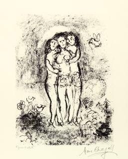 Marc Chagall - Les Trois Nus (M. 1028)