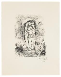 Marc Chagall - Les trois nus