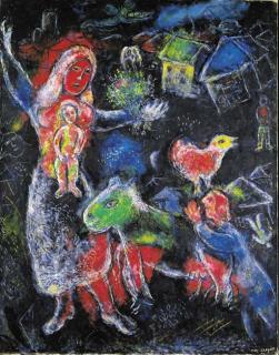 Marc Chagall - Les villageois