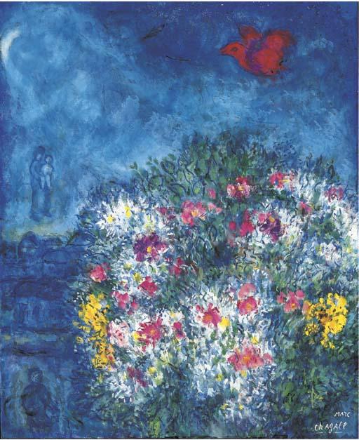Marc Chagall - L\'oiseau rouge