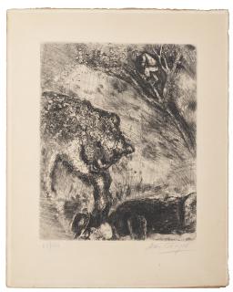 Marc Chagall - L\'Ours et les deux Campagnons da