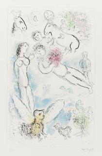 Marc Chagall - Magic Flight (M. 980)