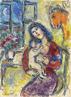 Marc Chagall - Maternité devant la fenêtre