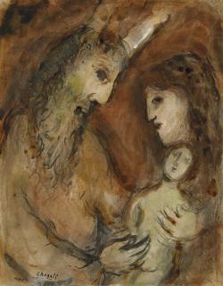 Marc Chagall - Moïse et sa famille