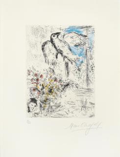 Marc Chagall - Nature Morte Au Grand Oiseau