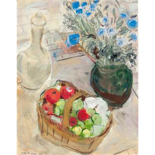 Marc Chagall - Nature Morte Aux Fleurs Et Fruits