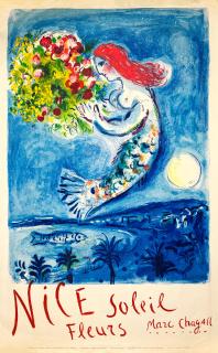 Marc Chagall - Nice, Soleil, Fleurs. (La Baie Des Anges)