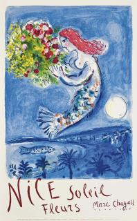 Marc Chagall - Nice Soleil Fleurs