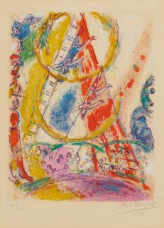 Marc Chagall - One Plate, from Le Cirque