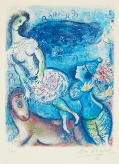 Marc Chagall - One plate, from Le Cirque