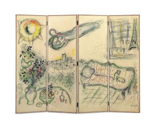 Marc Chagall - Paravent