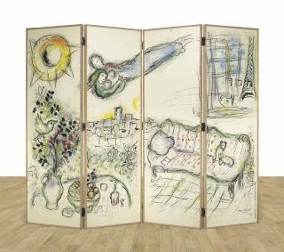 Marc Chagall - Paravent