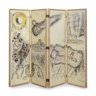 Marc Chagall - Paravent